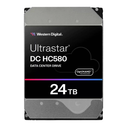 Festplatte Western Digital Ultrastar DC HC580 3.5'' HDD 24TB 7200RPM SAS 12Gb/s 512MB | 0F62802