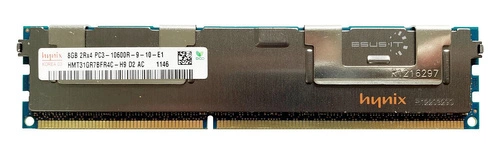 Arbeitspeicher 1x 8GB Hynix ECC REGISTERED DDR3 2Rx4 1333MHz PC3-10600 RDIMM | HMT31GR7BFR4C-H9