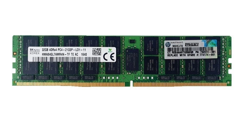 Arbeitspeicher 1x 32GB Hynix ECC LOAD REDUCED DDR4 2133MHz PC4-17000 LRDIMM | HMA84GL7AMR4N-TF