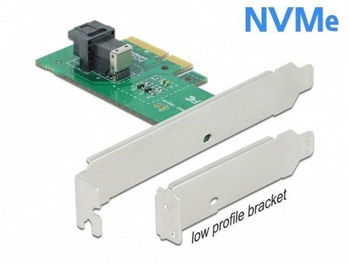 Delock Karte PCI Express x4 1x NVMe SFF-8643 low profile | 90437