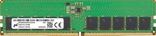 Arbeitspeicher 1x 16 GB Micron ECC UNBUFFERED DDR5 1Rx8 4800MHz PC5-38400 UDIMM | MTC10C1084S1EC48BA1R