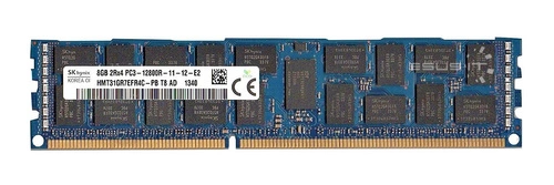 Arbeitspeicher 1x 8GB Hynix ECC REGISTERED DDR3 2Rx4 1600MHz PC3-12800 RDIMM | HMT31GR7EFR4C-PB