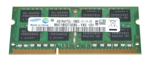 Arbeitspeicher 1x 4GB Samsung SO-DIMM DDR3 1600MHz PC3-12800 | M471B5273EB0-YK0 