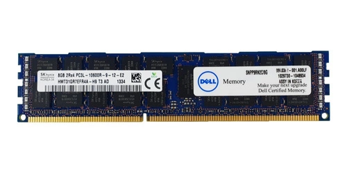 Arbeitspeicher 1x 8GB Hynix ECC REGISTERED DDR3 2Rx4 1333MHz PC3-10600 RDIMM | HMT31GR7EFR4A-H9