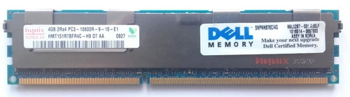 Arbeitsspeicher 1x 4GB DELL PowerEdge & Precision Workstation DDR3 1333MHz ECC REGISTERED DIMM | SNPNN876C/4G 
