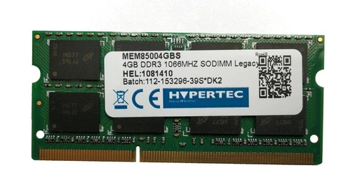 Arbeitspeicher 1x 4GB HYPERTEC SO-DIMM DDR3 1066MHz PC3-8500 | MEM85004GBS