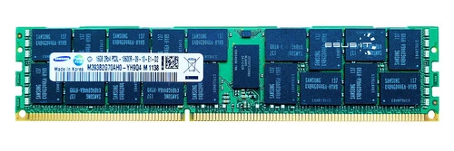 Arbeitspeicher 1x 16GB Samsung ECC REGISTERED DDR3 2Rx4 1333MHz PC3-10600 RDIMM | M393B2G70AH0-YH9