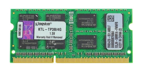 Arbeitspeicher 1x 4GB Kingston SO-DIMM DDR3 1333MHz PC3-10600 | KTL-TP3B/4G