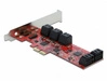 Delock Karte PCI Express x2 - 10 x SATA 6Gb/s