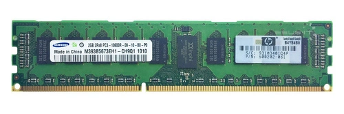 Arbeitspeicher 1x 2GB Samsung ECC REGISTERED DDR3 2Rx8 1333MHz PC3-10600 RDIMM | M393B5673EH1-CH9