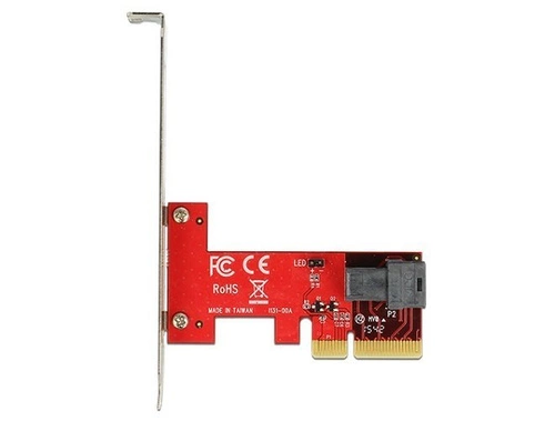 Delock Karte PCI Express x4 1x SFF-8643 NVMe - low profile | 889535