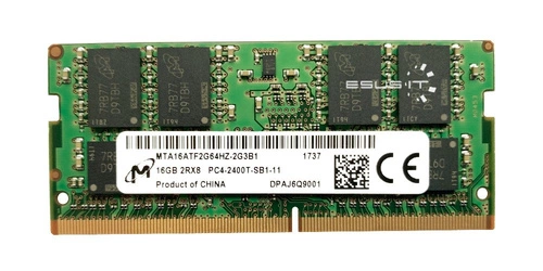 Arbeitspeicher 1x 16GB Micron SO-DIMM DDR4 2400MHz PC4-19200 | MTA16ATF2G64HZ-2G3