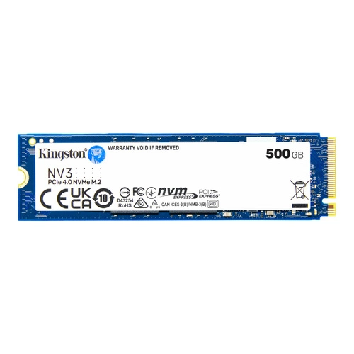 Kingston NV3 500GB M.2 NVMe 4.0 | SNV3S/500G