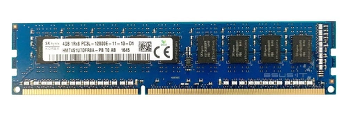 Arbeitspeicher 1x 4GB Hynix ECC UNBUFFERED DDR3 1600MHz PC3-12800 UDIMM | HMT451U7DFR8A-PB