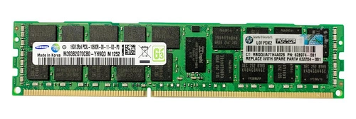 Arbeitspeicher 1x 16GB Samsung ECC REGISTERED DDR3 2Rx4 1333MHz PC3-10600 RDIMM | M393B2G70CB0-YH9