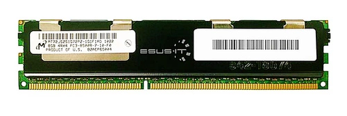 Arbeitspeicher 1x 8GB Micron ECC REGISTERED DDR3  1066MHz PC3-8500 RDIMM | MT72JSZS1G72PZ-1G1