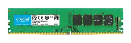 Arbeitspeicher 1x 16GB Crucial NON-ECC UNBUFFERED DDR4 2666MHZ PC4-21300 UDIMM | CT16G4DFRA266