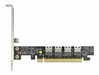 Delock Karte PCI Express x16 do 4 x SFF-8654 4i NVMe - Bifurcation |  89030