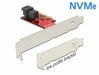 Delock Karte PCI Express x4 1x SFF-8643 NVMe - low profile | 889535