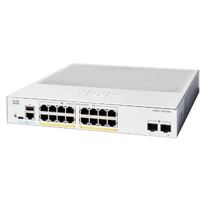 Switch Cisco Catalyst C1300-16FP-2G 16x 1Gb 2x SFP 240 W PoE+