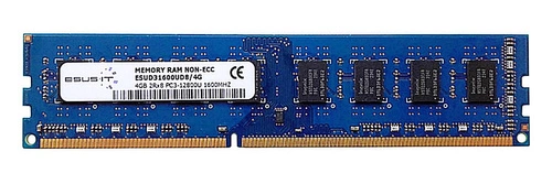 Arbeitspeicher 1x 4GB ESUS IT NON-ECC UNBUFFERED DDR3 1600MHz PC3-12800 UDIMM | ESUD31600UD8/4G
