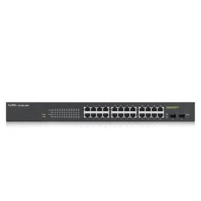 Switch Zyxel GS1900-24HP-EU0101F 24x RJ-45 10/100/1000 Mbps 2x SFP 170 W PoE
