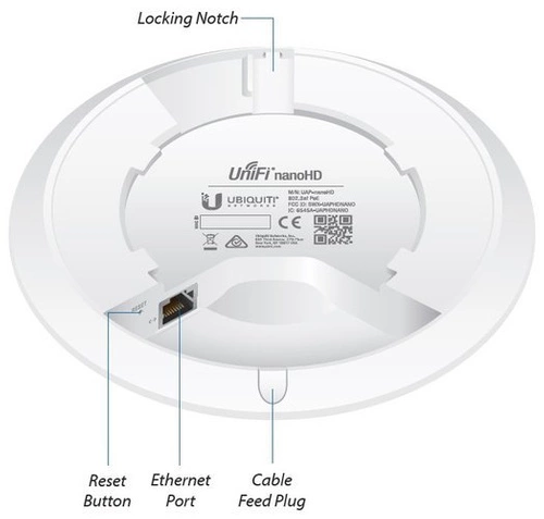 Zugangspunkt Ubiquiti UAP-NANOHD-5 2,4 GHz | 5 GHz 1733 Mbps 802.11a/b/g/n/ac-wave2