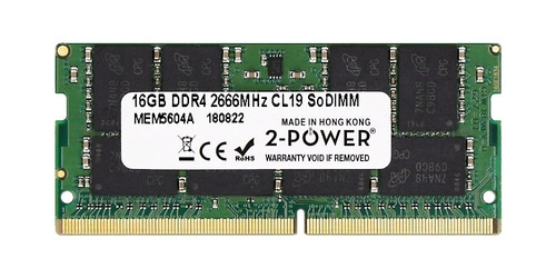 Arbeitspeicher 1x 16GB 2-POWER SO-DIMM DDR4 2666MHZ PC4-21300 | MEM5604S