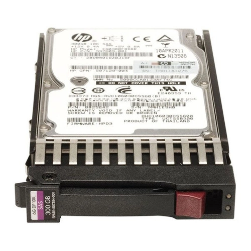 Dedizierte Festplatte für HP-Server 2.5'' 300GB 10000RPM HDD SAS 6Gb/s 507284-001 | 507119-002  | 507127-B21 | REFURBISHED