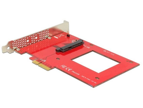 Delock Karte PCI Express x4 > 1x U.2 NVMe SFF-8639 | 89469