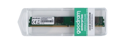 Arbeitspeicher 1x 32GB GoodRAM ECC UNBUFFERED DDR4  3200MHz PC4-25600 UDIMM | W-MEM32E4D832G