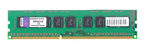 Arbeitspeicher 1x 8GB Kingston ECC UNBUFFERED DDR3  1600MHz PC3-12800 UDIMM | KVR16E11/8