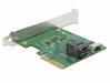 Delock Karte PCI Express x4 U.2 NVMe do 1x SFF-8654 4i + 1x SFF-8643 | 89923
