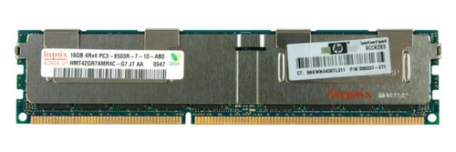 Arbeitsspeicher 1x 16GB HPE Proliant & Workstation DDR3 4Rx4 1066MHz ECC REGISTERED DIMM | 500666-B21-RFB 