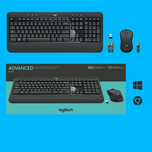 Drahtlos tastatur Logitech Advanced MK540 QWERTY