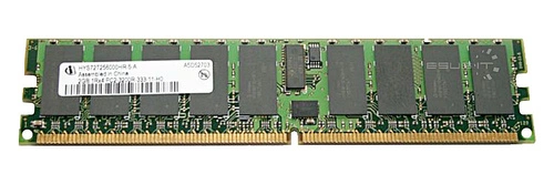 Arbeitspeicher 1x 1GB QIMONDA ECC REGISTERED DDR2  667MHz PC2-5300 RDIMM | HYS72T128900HP-3S-B