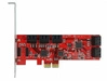 Delock Karte PCI Express x2 - 10 x SATA 6Gb/s