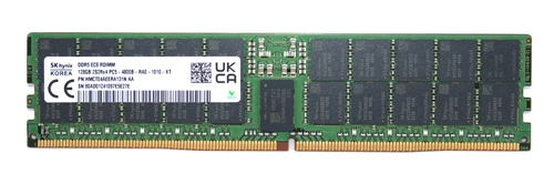 Arbeitspeicher 1x 128GB Hynix ECC REGISTERED DDR5 2S2RX4 4800MHz PC5-38400 RDIMM | HMCT04AEERA131N