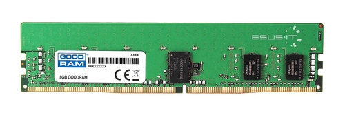 Arbeitspeicher 1x 8GB GoodRAM ECC UNBUFFERED DDR4 1Rx8 2400MHz PC4-19200 UDIMM | W-MEM2400E4S88G