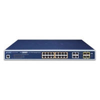 Schalter Planet WGSW-20160HP 16x 1Gb 4x SFP 220 W PoE+
