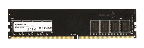 Arbeitspeicher 1x 8GB 2-POWER NON-ECC UNBUFFERED DDR4 2400MHz PC4-19200 UDIMM | MEM8903B