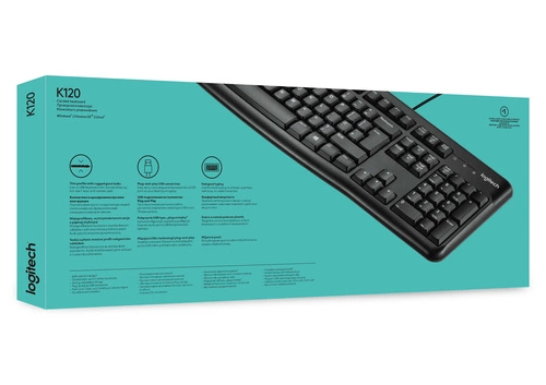 Verkabelt tastatur Logitech Keyboard K120 for Business QWERTY