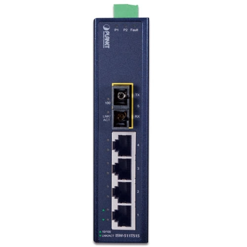 Schalter Planet ISW-511T 4x 100Mb 1x 100Mbps SFP