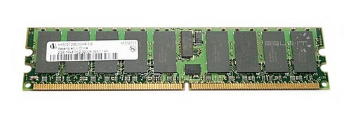 Arbeitspeicher 1x 2GB QIMONDA ECC REGISTERED DDR2  800MHz PC2-6400 RDIMM | HYS72T256220EP-25F-B2