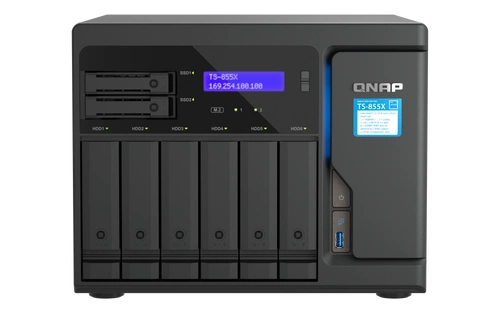 NAS-Server QNAP TS-855X-8G 8x SSD | HDD SATA 8GB RAM
