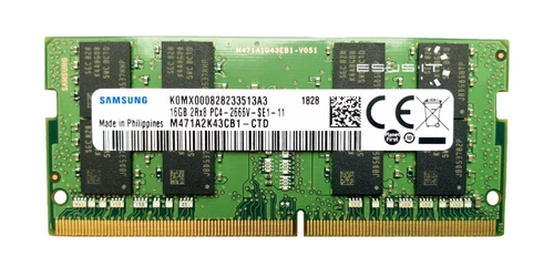 Arbeitspeicher 1x 16GB Samsung SO-DIMM DDR4 2666MHZ PC4-21300 | M471A2K43CB1-CTD
