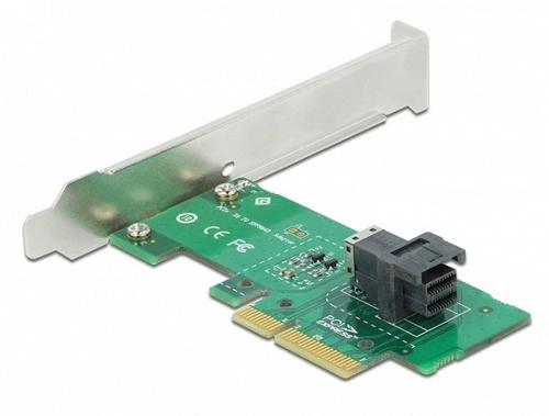 Delock Karte PCI Express x4 1x NVMe SFF-8643 low profile | 90437