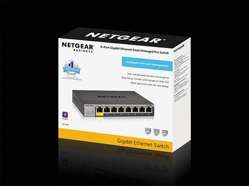 Schalter Netgear GS108T-300PES 8x 1Gb