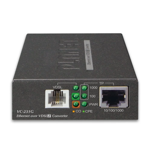 Medienkonverter Planet VC-231G 1x VDSL2/RJ11 1x RJ-45