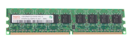 Arbeitspeicher 1x 1GB Hynix ECC UNBUFFERED DDR2  667MHz PC2-5300 UDIMM | HYMP512U72BP8-Y5